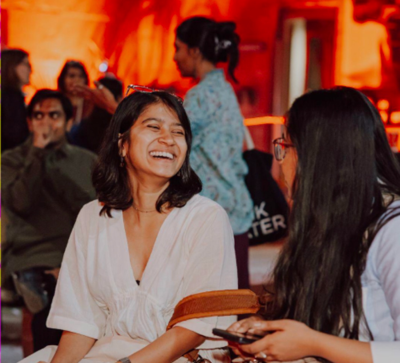 Guests at the festival
