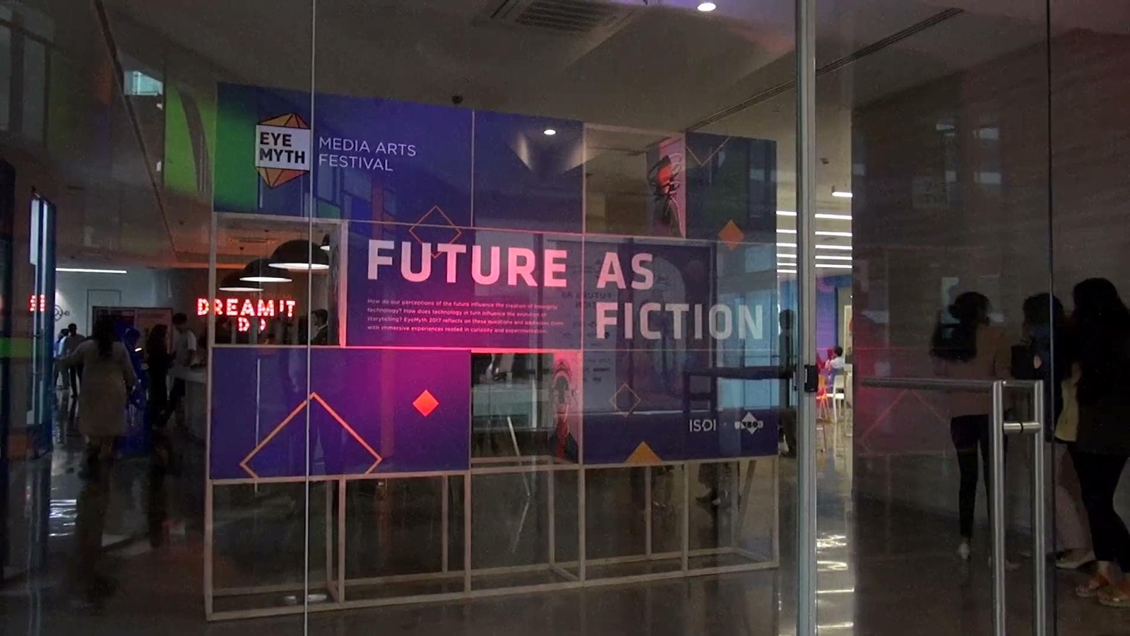 Future as Fiction installation at ISDI